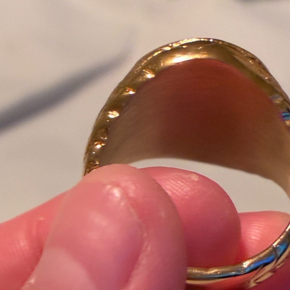 Gold Statement Ring - Picture 8 of 16